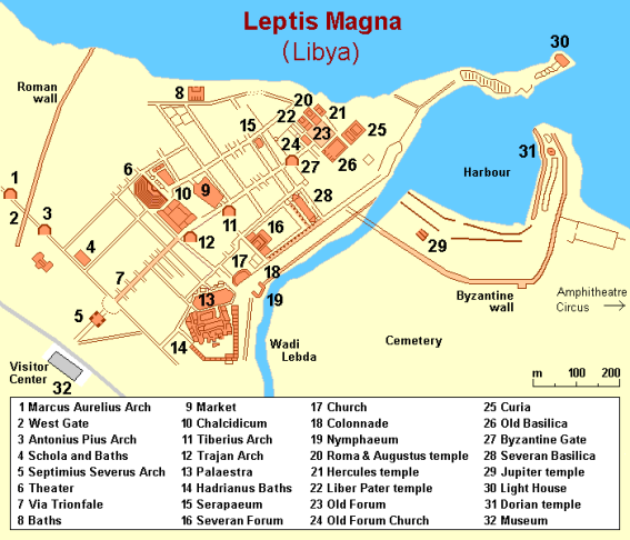 Leptis Magna Archaeological Site